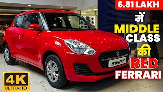 Suzuki Swift Vxi Red Colour Review l ₹681 Lakh l MRCars [upl. by Imis173]