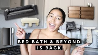 BED BATH AND BEYOND IS BACK WITH OVERSTOCK LUXURY HOME FOR LESS [upl. by Maillw296]