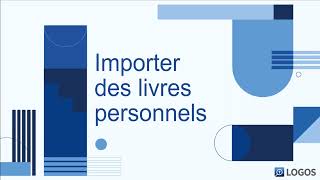 Importer des livres dans Logos [upl. by Remmos536]