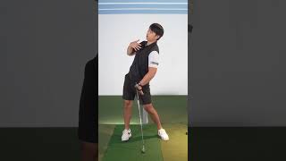 Fix Over Swing Part 5 golf golftips shorts [upl. by Anirpas45]