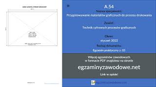 Egzamin zawodowy praktyczny z 01 A54 styczeń 2022 [upl. by Odrick]