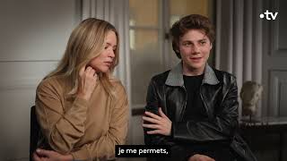 Interview Virginie Efira et Félix Lefebvre pour le film quotRien à perdrequot [upl. by Zap]