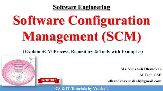 SE 40  Software Configuration Management SCM  Process  Repository with Examples [upl. by Glennie156]