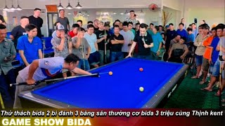 Thịnh kent minigame bida 3 băng 2 bi săn tiền thưởng và cơ bida trị giá 3 chai cùng fan Miền Tây [upl. by Akerdnuhs]