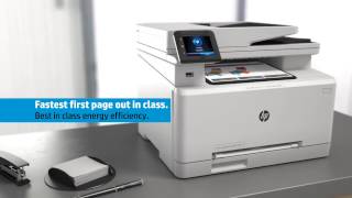 HP Color LaserJet Pro MFP M277dw Official First Look [upl. by Nimzzaj]