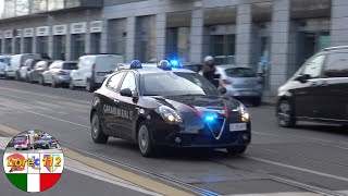 Alfa Romeo Giulietta Carabinieri Milano in emergenzaAlfa Romeo Giulietta Carabinieri responding [upl. by Atiruam68]