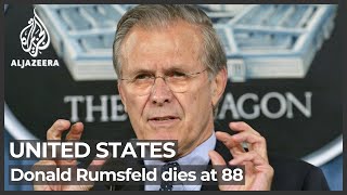 Former Defense Secretary Donald Rumsfeld dies at 88 [upl. by Ahtis152]