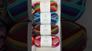 Which color of Deluxe Stripes would you choose Let us know in the comments yarn knit knitting [upl. by Ariaec274]