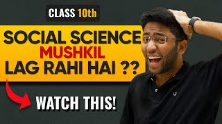 Class 10th SOCIAL SCIENCE  Dont Do These Mistakes 🔥  Shobhit Nirwan [upl. by Leaper830]