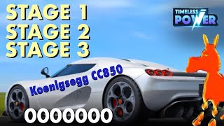 Real Racing 3 RR3 Timeless Power Koenigsegg CC850 Stage 1 Stage 2 Stage 3 0 upgrades [upl. by Keyes365]