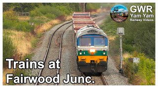 Class 59s on Heavy Freight at Fairwood Junction  Westbury [upl. by Ramu]