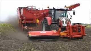 Potato Harvest 2012  Steyr 6175CVT  Grimme SE15060 [upl. by Showker]