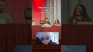 Gojo’s Voice Actor Says “You Crying” Shorts [upl. by Paluas]