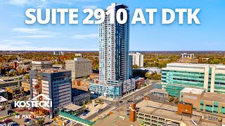 DTK Living  Suite 2910 at 60 Frederick Street  Kitchener Real Estate Videos [upl. by Chariot590]