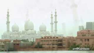 The View from Fairmont Bab Al Bahr by Su Blackwell  Sheikh Zayed Grand Mosque [upl. by Alie507]