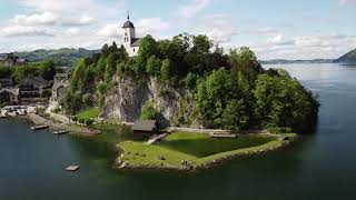 Drohnenflug über Traunkirchen [upl. by Ynove810]