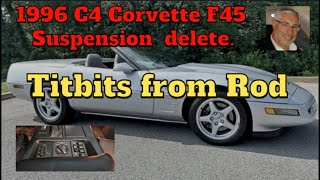 1996 C4 Corvette F45 Suspension update  Replacing F45 Ride Control shocks with Bilstein B6 shocks [upl. by Yenolem360]