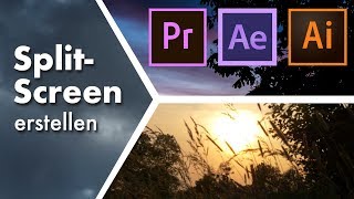 Split Screens erstellen  Premiere Pro Tutorial Track Mattes Masken und Co [upl. by Dleifxam433]