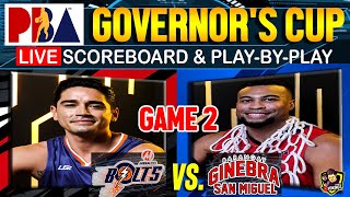 GINEBRA VS MERALCO GAME 2 PBA LIVE PLAYBYPLAY REACTION [upl. by Ahtnamas]