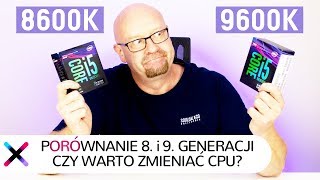 i58600K vs i59600K  porównanie  Czy warto dopłacać do nowszej generacji [upl. by Crane24]