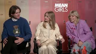 Mean Girls Movie  Chris Briney Angourie Rice amp Renee Rapp interview [upl. by Booth]