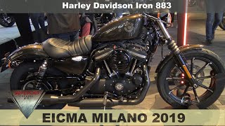 2020 Harley Davidson iron 883 Walkaround EICMA 2019 Fiera Milano Rho [upl. by Philine]