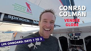 Vendée Globe  Life onboard  Days 1 to 3 [upl. by Dracir]