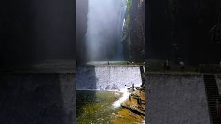 Tianzhugou Grand Canyon Waterfall fypシ china nature asia waterfall photography shorts travel [upl. by Aneral]