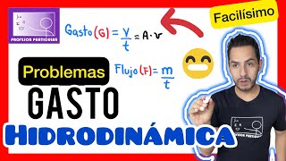 ✅HIDRODINÁMICA PROBLEMAS  PASO a PASO 💯 FÍSICA PREPARATORIA [upl. by Hakim]