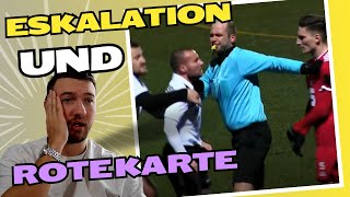 VIELE ROTE KARTEN UND SPIELABBRUCH WAHNSINN  reaction fußball kreisligafussball fyp [upl. by Hibben209]