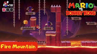 Fire Mountain  Mario vs Donkey Kong Nintendo Switch Gameplay [upl. by Mir855]