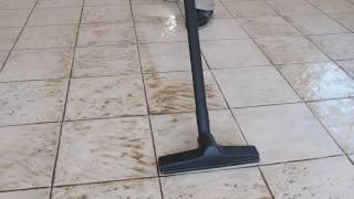 VAPORTECHSTEAM CLEANING TILES FLOOR [upl. by Llerral106]