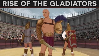 Where did Gladiators come from Origins and Rise DOCUMENTARY [upl. by Irama]