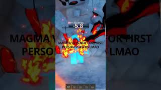 Magma V2 is not for First Person Players Fruits BattleGrounds gaming roblox [upl. by Joli]