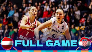 Austria v Croatia  Full Basketball Game  FIBA Womens EuroBasket 2025 Qualifiers [upl. by Senaj]