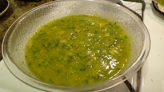 Easy Roasted Tomatillo Salsa Green Salsa [upl. by Luap905]