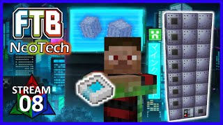 How to get AE2 Autocrafting in FTB NeoTech  Day 8 Stream VOD [upl. by Bailey684]