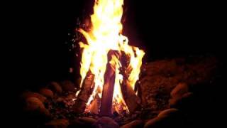 Crackling Campfire on Lake Superior real time [upl. by Decima]