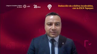 Deducción de créditos incobrables con la ESCA Tepepan [upl. by Ahnavas]