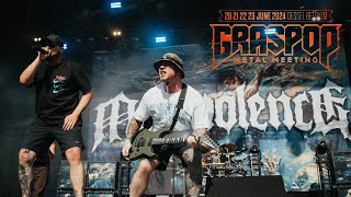 MALEVOLENCE  Self Supremacy LIVE AT GRASPOP 2024 [upl. by Nospmoht]