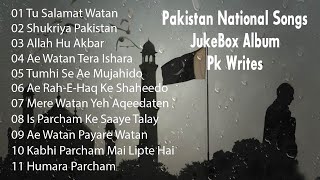 Pakistani National Songs Jukebox Album Sahir Ali Bagga National Songs Petriotic Songs Pk Writes [upl. by Chimene]