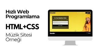 Hızlı Web Programlama Müzik Sitesi Örneği [upl. by Ahsatak]