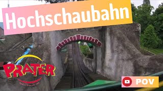 DER AchterbahnKlassiker im Wiener Prater Hochschaubahn  MIT BREMSER 😱 pov onride [upl. by Stacia687]