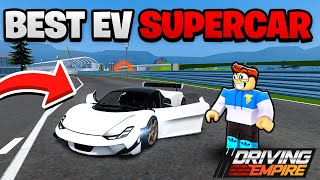 This New quotEV HYPERCARquot Is A Track BEAST In Roblox Driving Empire UPDATE [upl. by Ernald]