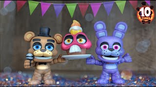 HAPPY 10 YEARS FNAF New Funko Anniversary Mystery Minis Review [upl. by Garald980]