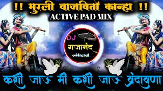 मुरली वाजवितो कान्हा dj djsong Murli vajvito kanha activepad DJ GAJANAND JAHIRE 👑🎧 कान्हा [upl. by Omor]