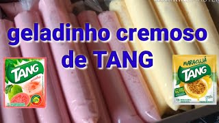 Geladinho cremoso de TANG [upl. by Ailema845]