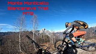 Monte Monticello  Biancaneve Trail  Glagnó MTB [upl. by Anoiuq]