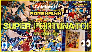 🇮🇹ADRENALYN XL 202324 SECONDO BOX SUPER FORTUNATO 🤩 PaniniItalia calciatoripanini [upl. by Ymerej]