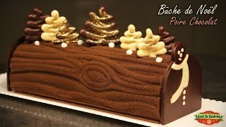 ❅ Recette de Bûche de Noël Poire Chocolat ❅ [upl. by Atsyrhc]